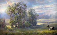 Landscape by Liberman executed wth Alchemist Mediums